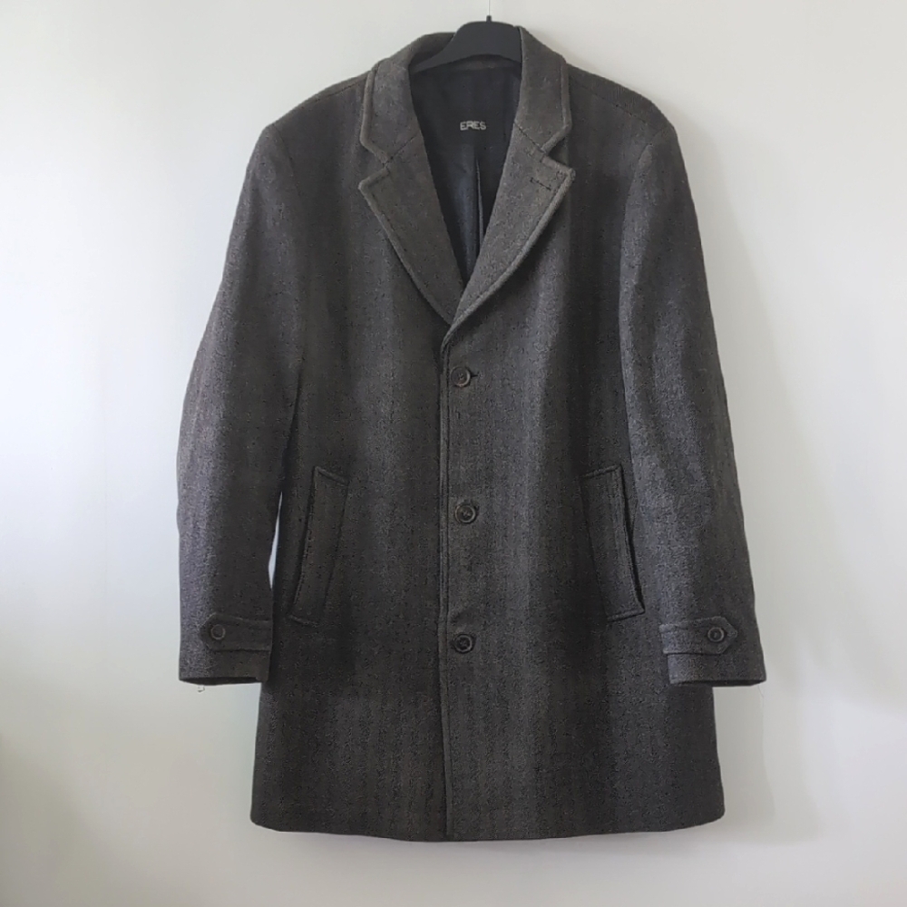 Eres 100% Wool Coat Size 54